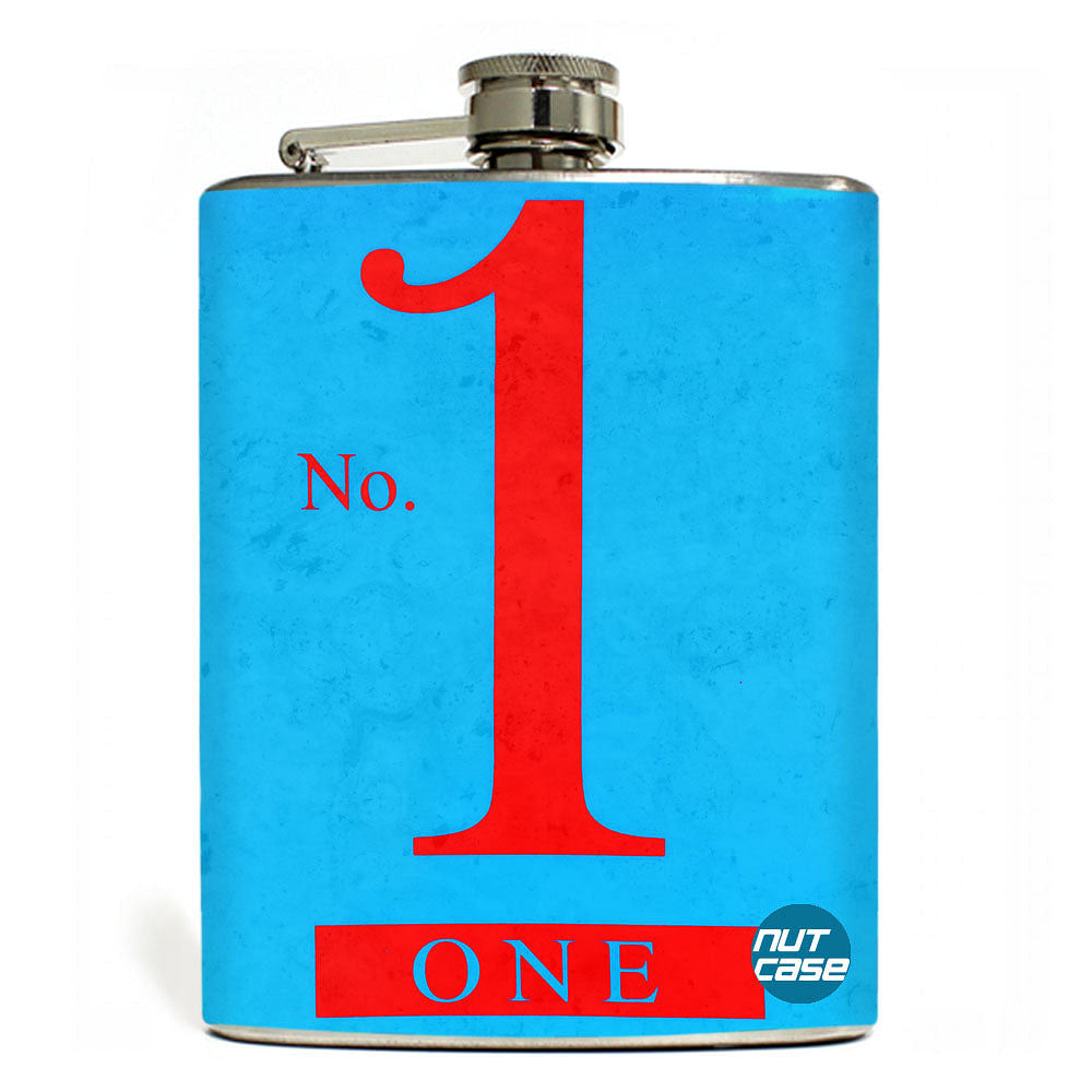 Hip Flask  -  No 1 Nutcase