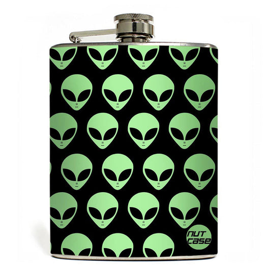 Hip Flask  -  Aliens Nutcase