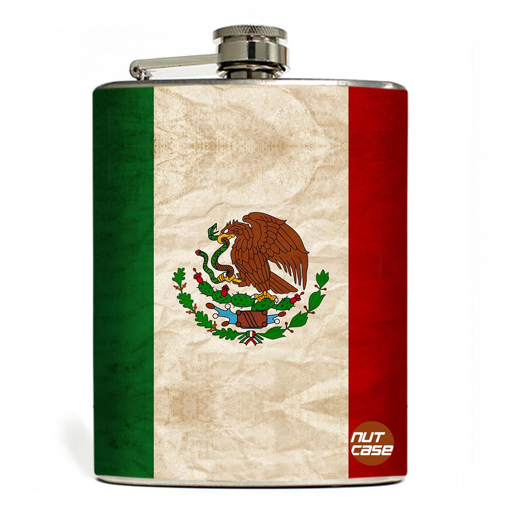 Hip Flask  -  Mexico Nutcase