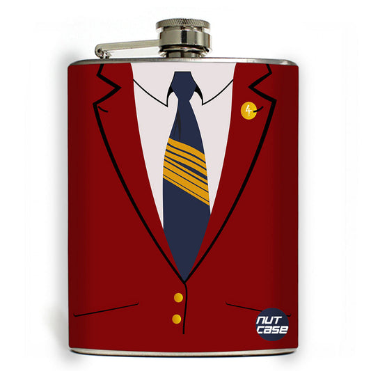 Hip Flask  -  Suit Funny Nutcase