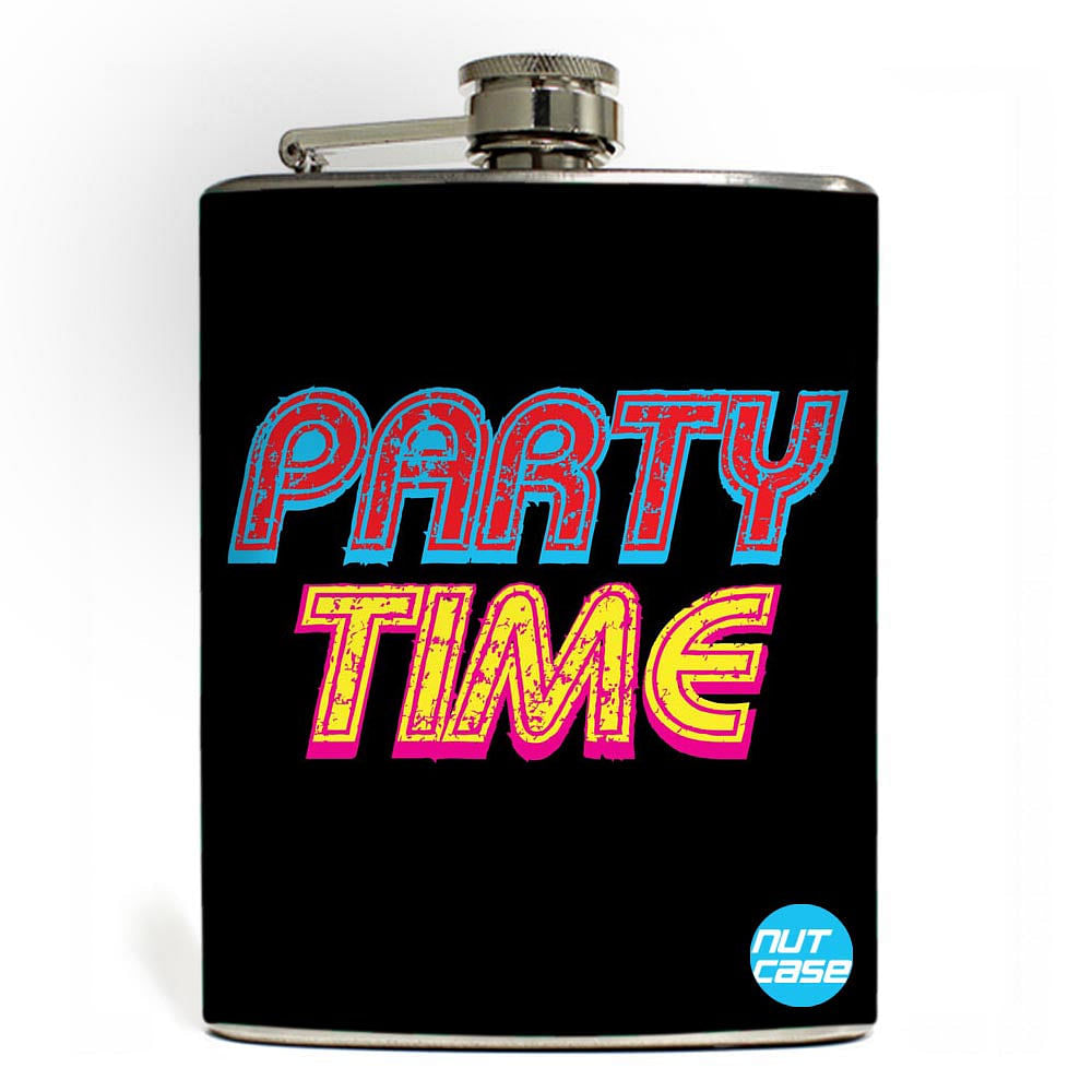 Hip Flask  -  PARTY TIME Nutcase