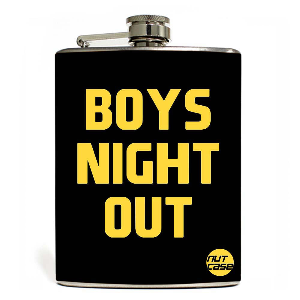 Hip Flask  -  Boys Night Out Nutcase