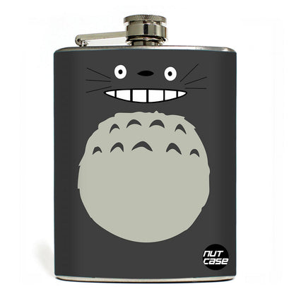 Hip Flask  -  Cute Beast Nutcase
