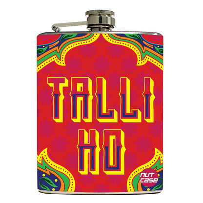 Hip Flask  -  Talli Ho Grren Nutcase