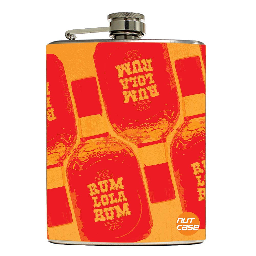 Hip Flask  -  Rum Lola Rum Yellow Nutcase