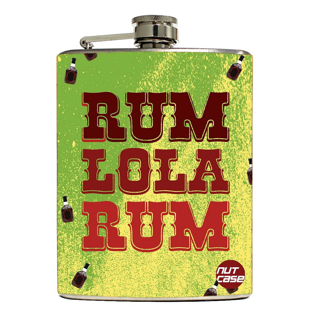 Hip Flask  -  Rum Lola Rum Shade Color Nutcase