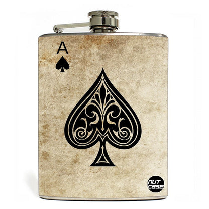 Designer Hip Flask Nutcase - Free Funnel Along - ACE Nutcase