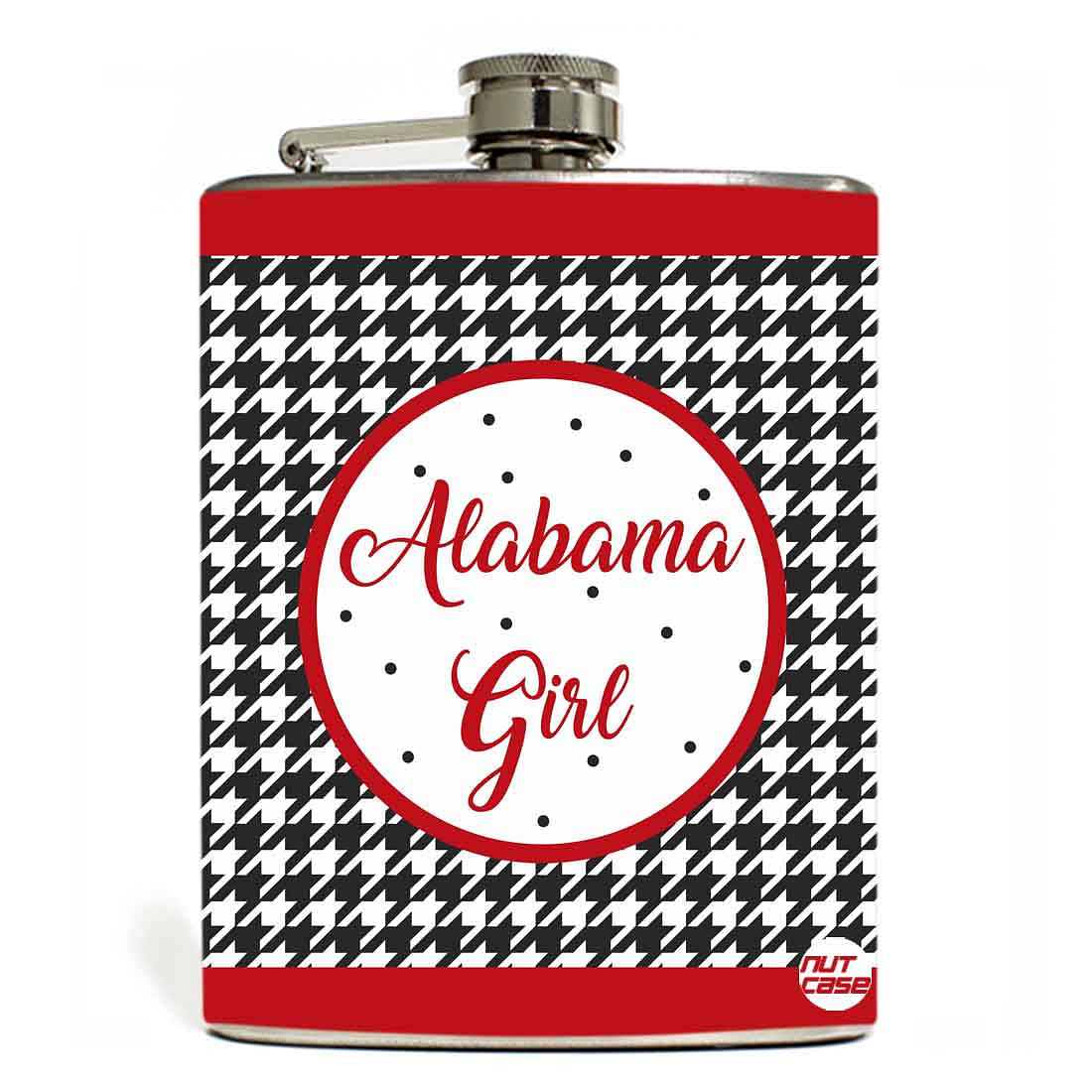 Hip Flask - Alabama Girl Nutcase