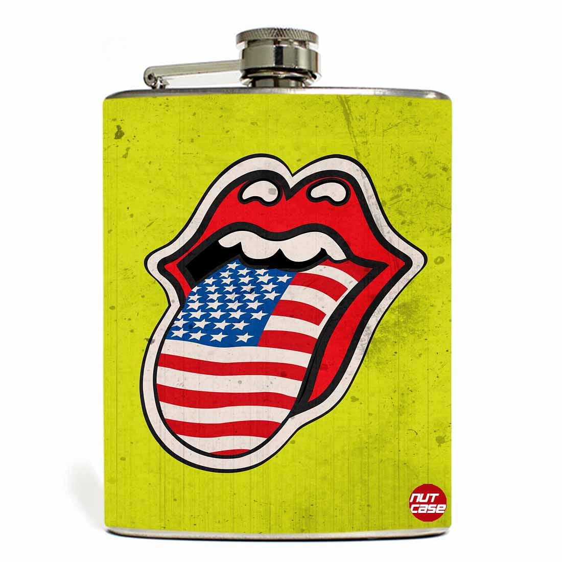 Hip Flask - US Lips Nutcase