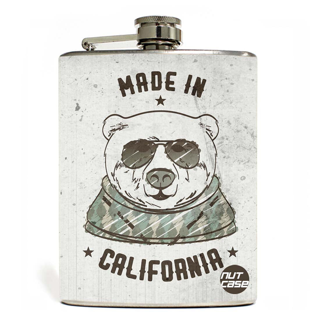 Hip Flask - Made In CaliFornia Nutcase