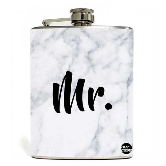 Hip Flask - Mr. Marble Nutcase