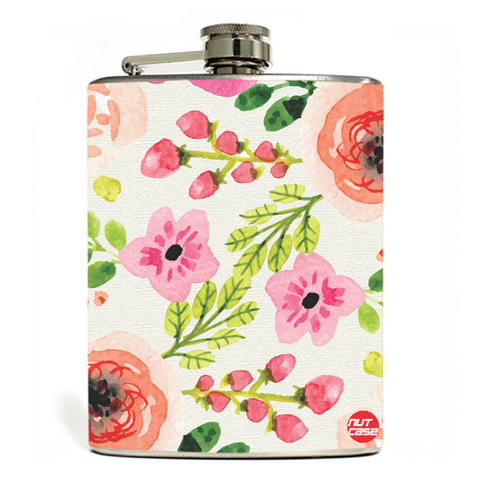 Hip Flask - Baby Flower Nutcase