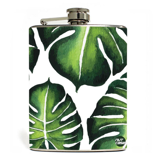 Hip Flask - Monstera Nutcase