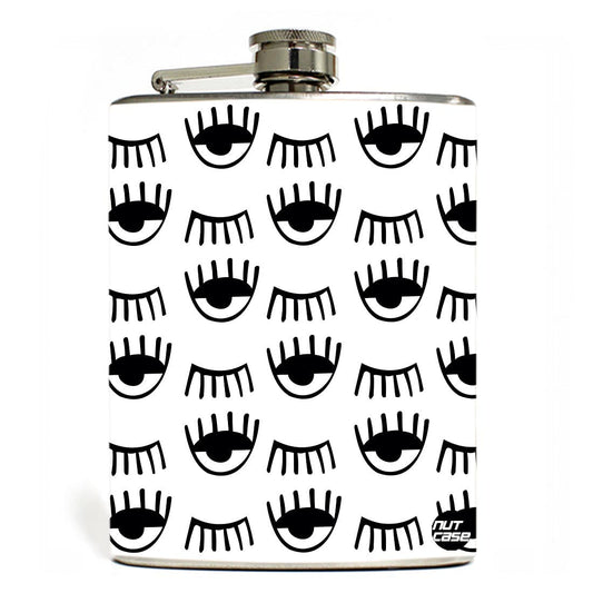 Hip Flask - Eyes Nutcase