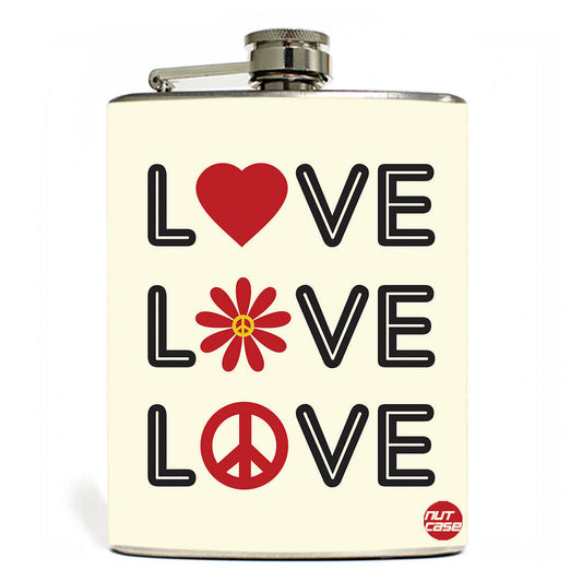 Hip Flask - LOVE Nutcase