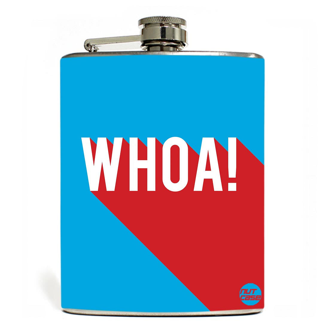 Hip Flask - Whoa Nutcase