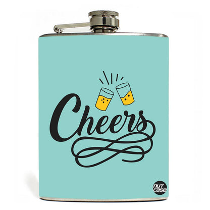 Hip Flask - Cheers Nutcase