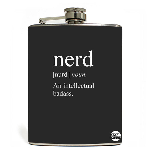 Hip Flask - Nerd Nutcase