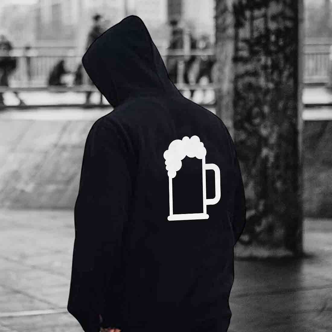 Nutcase Unisex Hoodies For Men Beer Fizz