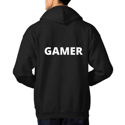 Nutcase hoodie For Men with name on back print ( Unisex) - Gamer Nutcase