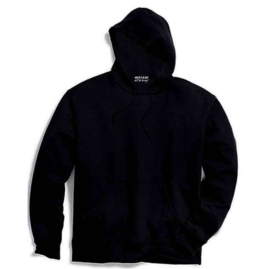 For Men Branded Black Hoodie Shop Nutcase Unisex Designer Black