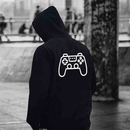 Nutcase Designer Unisex Black Hoodie  - Game Nutcase