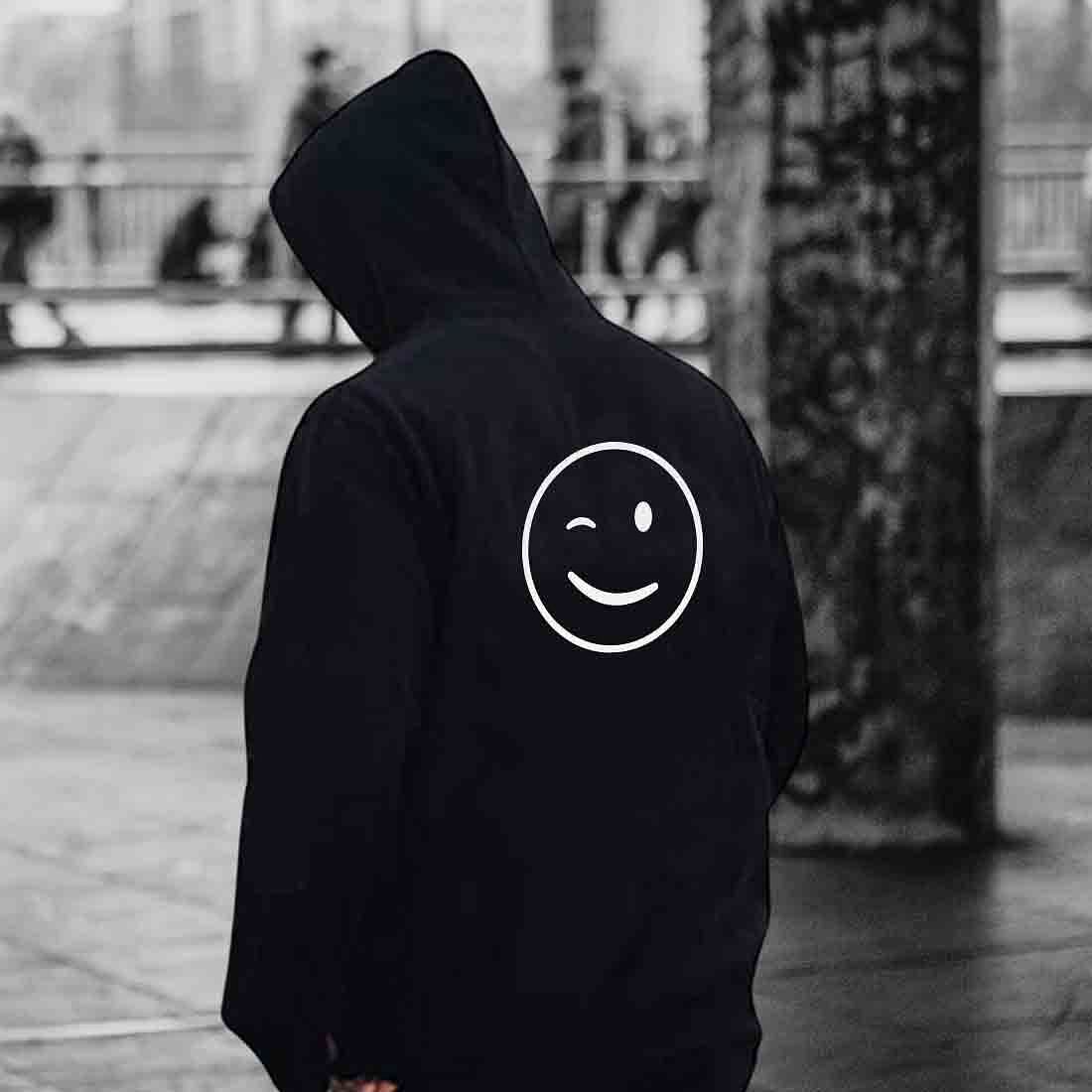 Shop Nutcase Unisex Designer Black Hoodie With Name on Back Sweatshirt Black Online India