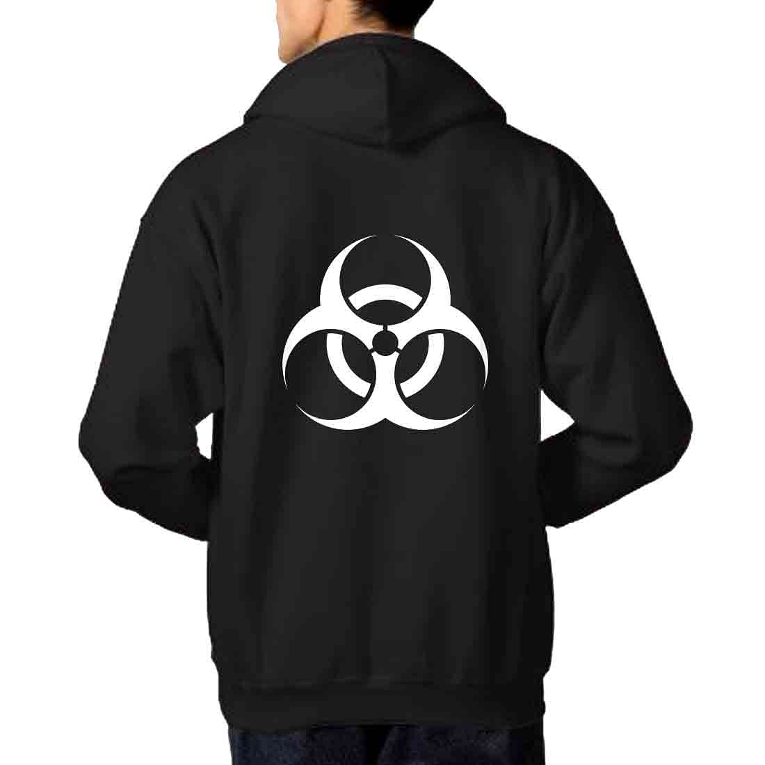 Nutcase Hoodie Stylish Jumper Sweatshirt Unisex ( Black ) - Spinner Nutcase