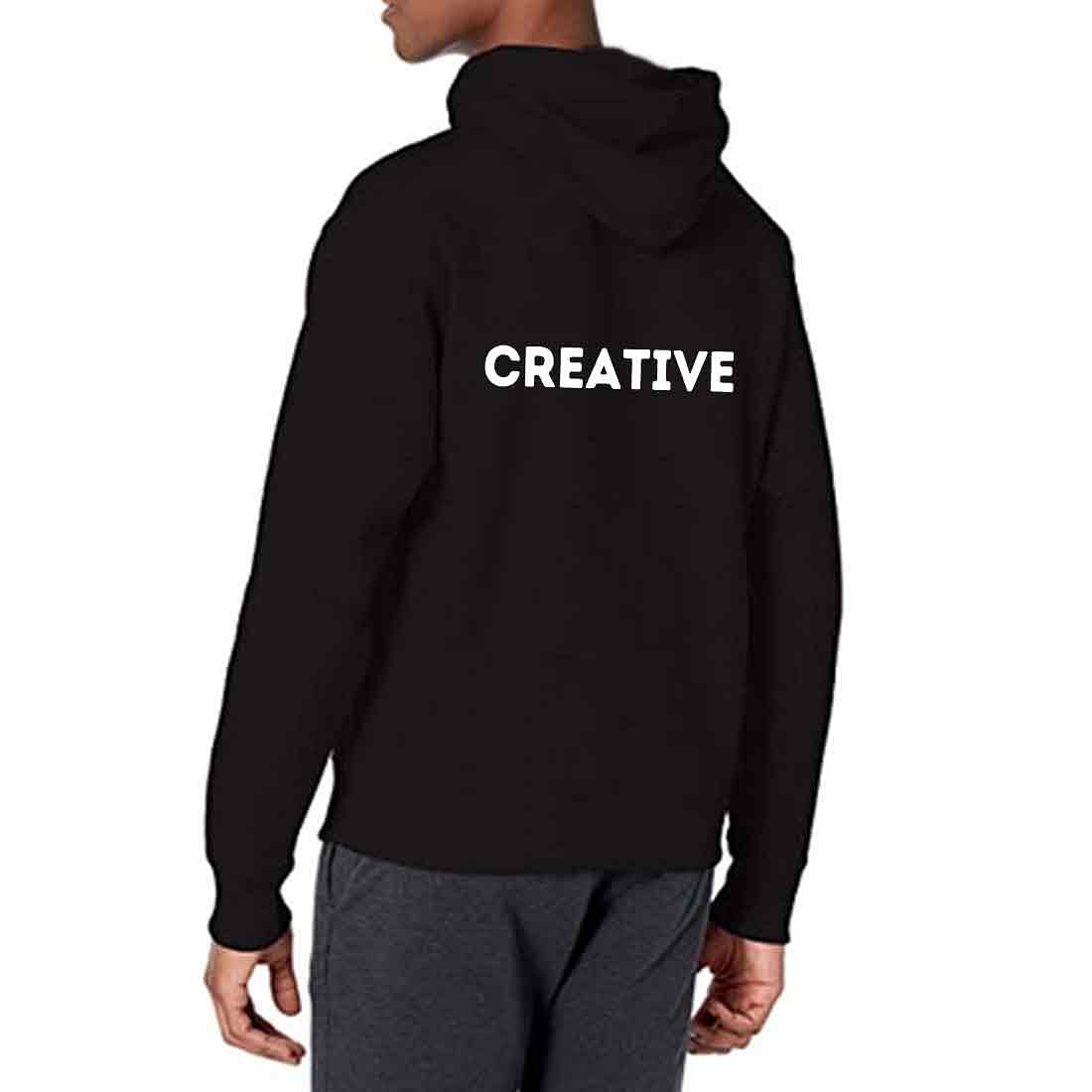 Nutcase Hoodie Stylish Jumper Sweatshirt Unisex ( Black ) - Creative Nutcase