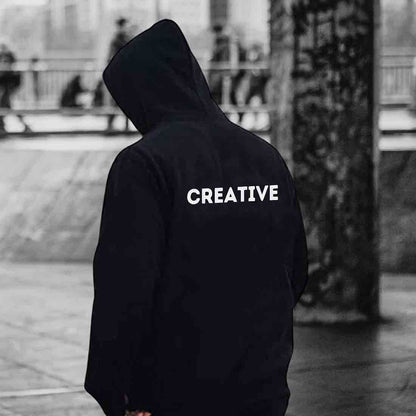 Nutcase Hoodie Stylish Jumper Sweatshirt Unisex ( Black ) - Creative Nutcase