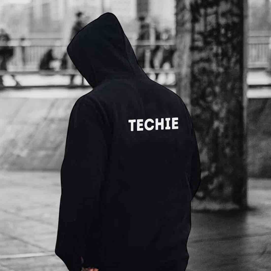 Shop Nutcase Unisex Designer Black Hoodie With Name on Back