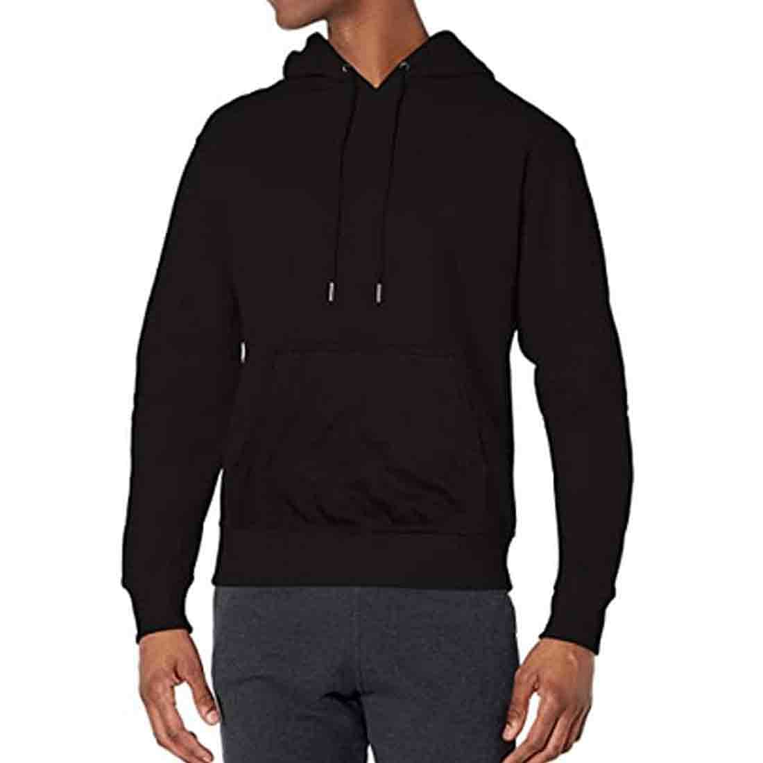 Nutcase Unisex Designer Black Hoodie Men Sweatshirt (Black) - Curve Lines Nutcase