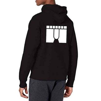 Nutcase Designer Unisex Black Hoodie  - Brief Nutcase