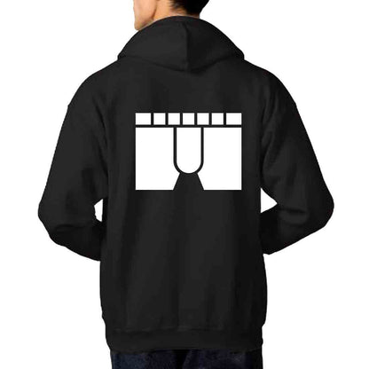 Nutcase Designer Unisex Black Hoodie  - Brief Nutcase