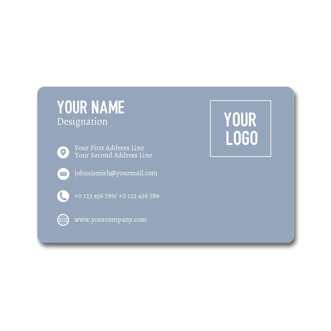 Personalized Metal NFC Business Cards - Add Your LOGO Text ( For Android Phones Only)