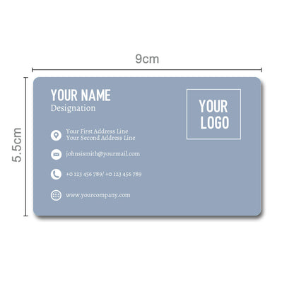 Personalized Metal NFC Business Cards - Add Your LOGO Text ( For Android Phones Only)