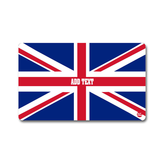 Custom Made Business Metal NFC Visiting Card - Union Jack Flag ( For Android Phones Only)