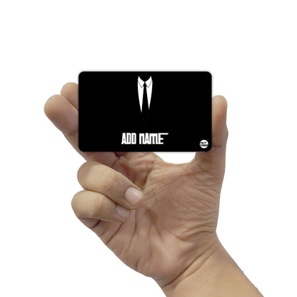 Create Customized Smart Metal NFC Card Add Name - Suit Up ( For Android Phones Only)