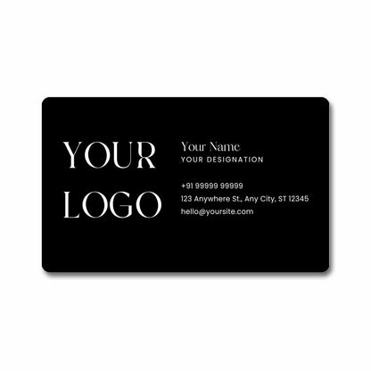 Engraving Custom Made Best NFC Business Cards Metal - Your Logo ( For Android Phones Only)