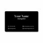 Metal Custom NFC Cards Engraving Business Card - Your Name ( For Android Phones Only)