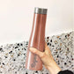 Nutcase Custom Metal Water Bottles for Home Office Restaurants Hotels-Rose Gold-750ml