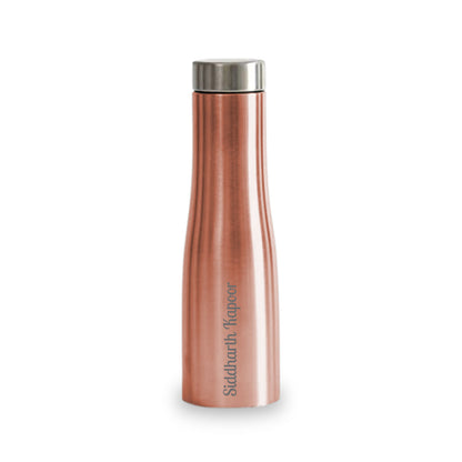 Personalised Stainless Steel Water Bottle for Restaurant Cafes Home Office-Rose Gold 750ml