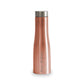 Pink Steel Water Bottle with Name for Restaurant Cafes Home Office-Rose Gold 750ml