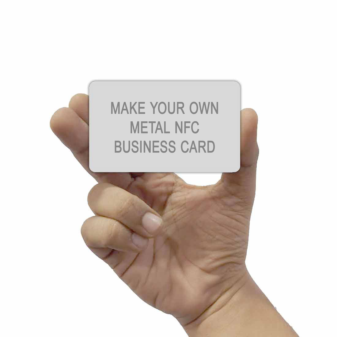 Personalised Business  Metal NFC Card - NFC Smart Business Card - Add Images ( For Android Phones Only)