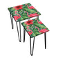 Designer Nest of 2 Tables for Living Room Side Coffee Table - Flamingo Nutcase