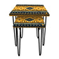 Nesting Table Modern Decor Nest of Tables for Living Room Set Of 2 - Mexican Nutcase