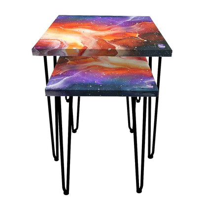 Nesting Tables Coffee Table for Living Room Balcony Set of 2 - Space Nutcase