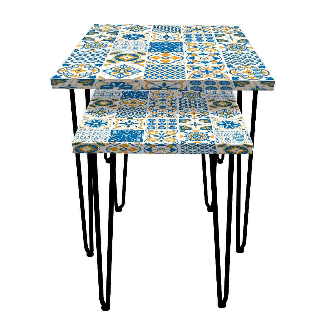 Nesting Coffee End Tables Modern Decor Side Table for Living Room - Love Lisbon Nutcase