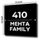 Door Name Plates for Home Personalized Flats Office Signboards - Acrylic Nutcase