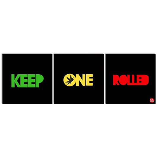 Wall Art Decor Panel For Home - Keep One Rolled Nutcase